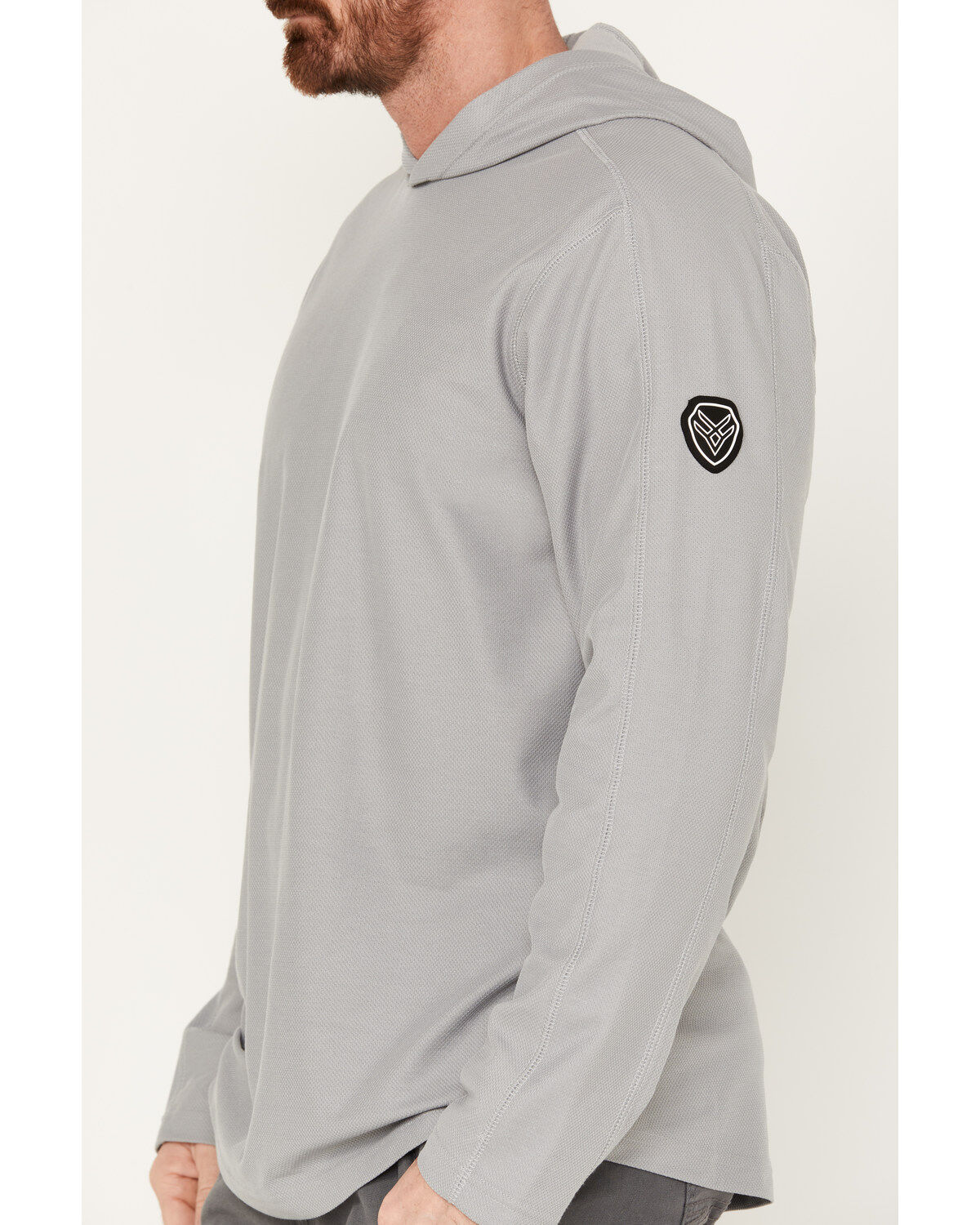 Hawx Men's UPF Long Sleeve Hooded Work Shirt