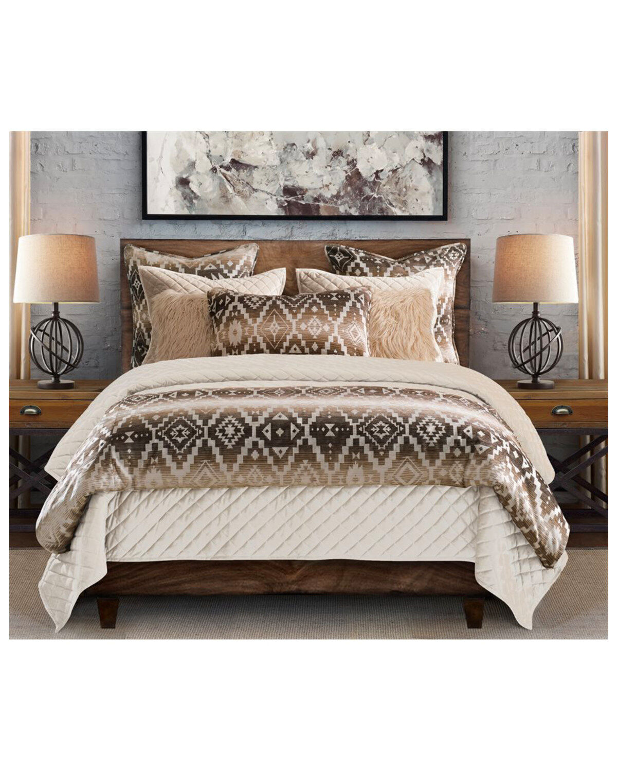 HiEnd Accents Twin Chalet Southwestern Comforter Set - 2 Piece