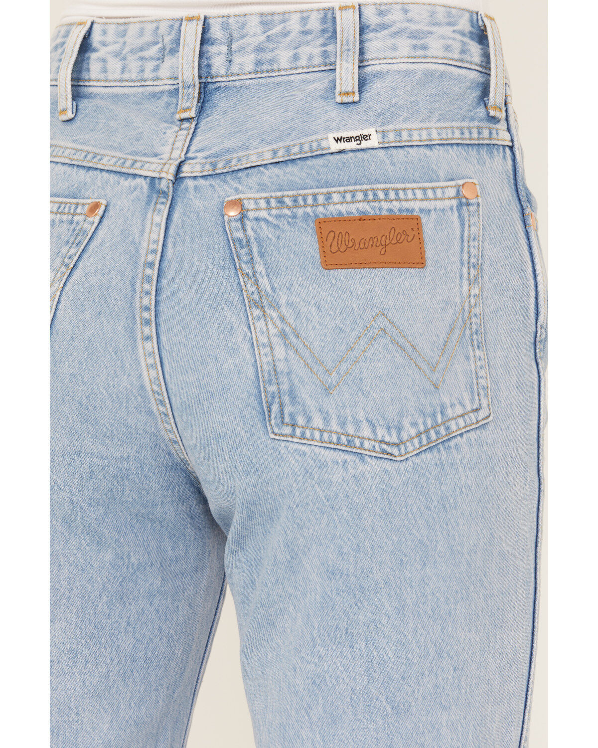 Wrangler Women's Bad Intentions Wild West 603 Destructed Straight Jeans