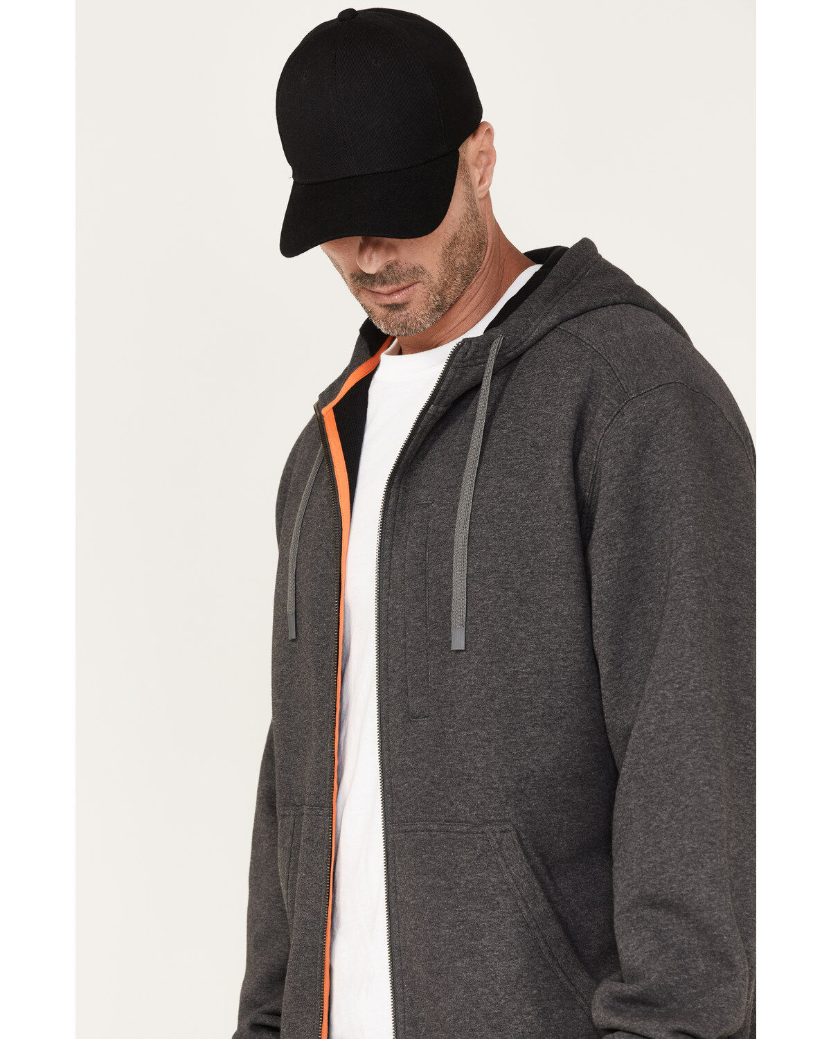 Hawx Men's Logo Thermal Hooded Zip Jacket