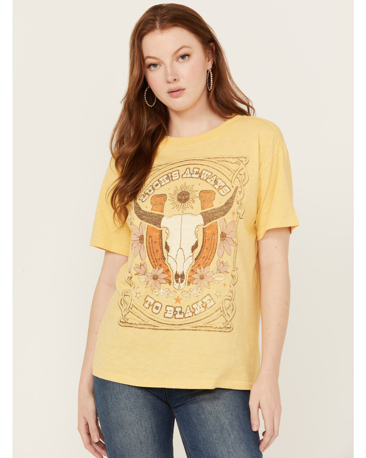 Shyanne Women's Lucks Always To Blame Short Sleeve Graphic Tee