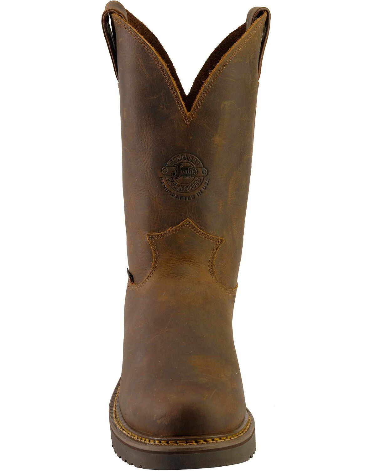 Justin Men's J-Max Balusters Electrical Hazard Pull On Work Boots - Steel Toe