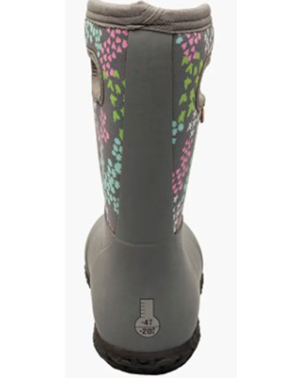 Bogs Girls' York Star Heart Rain Boots - Round Toe