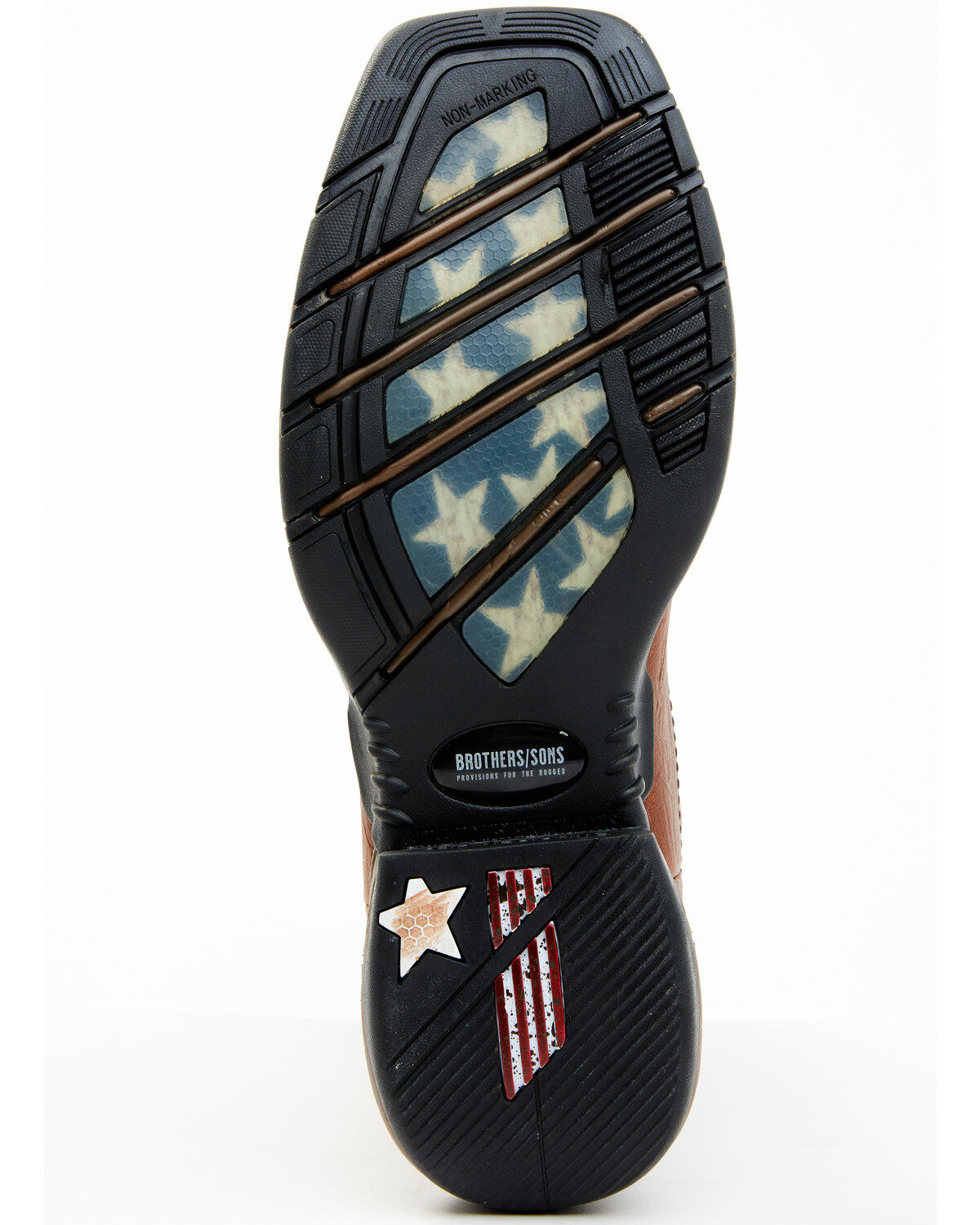 Brothers and Sons Men's Xero Gravity Lite Western Performance Boots - Broad Square Toe