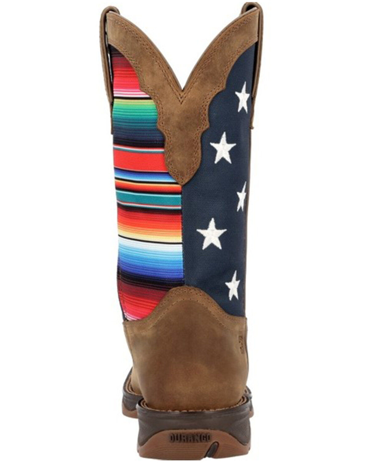 Durango Women's Lady Rebel® American Flag Serape Work Boots - Square Toe