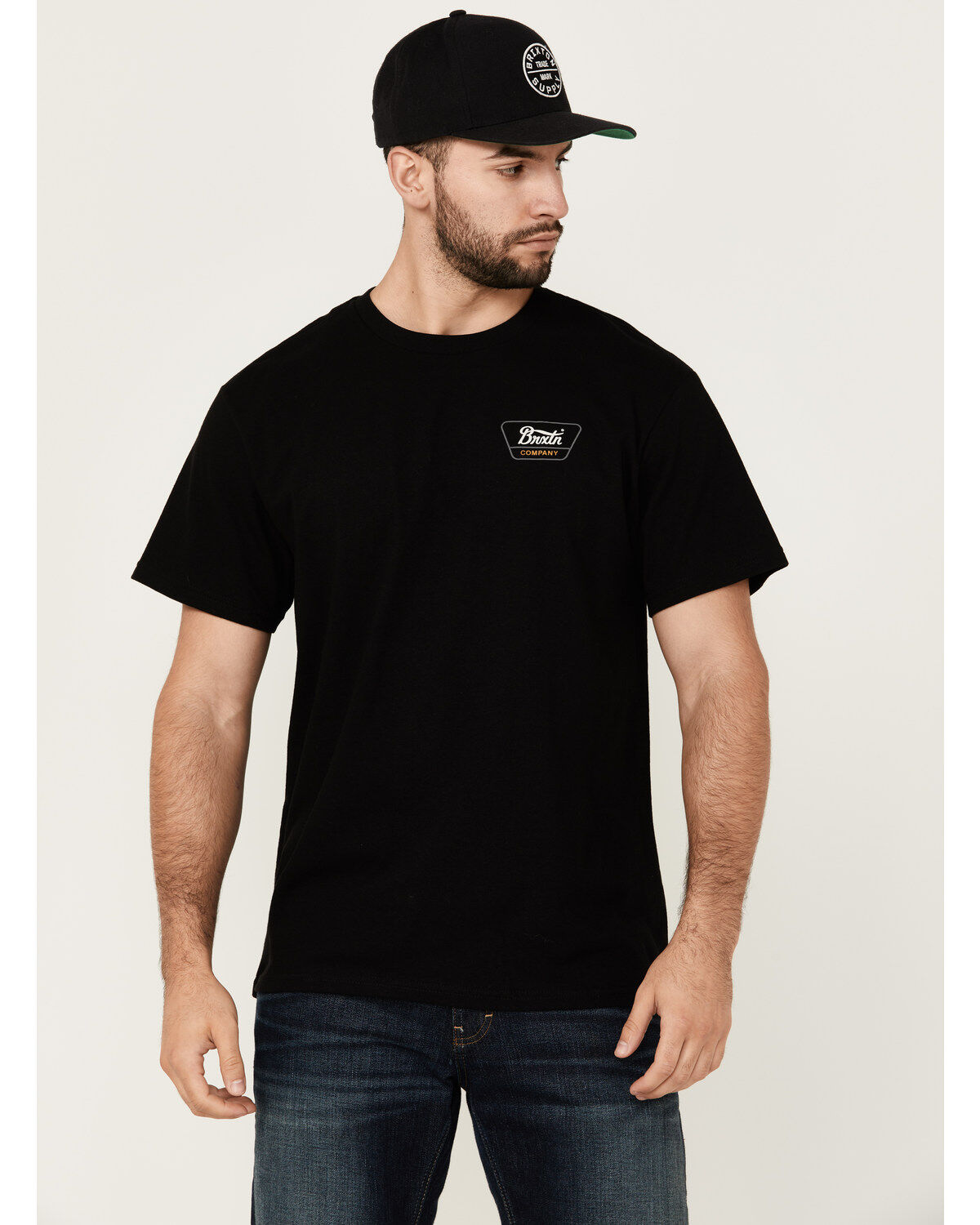 Brixton Men's Linwood Logo Short Sleeve Graphic T-Shirt