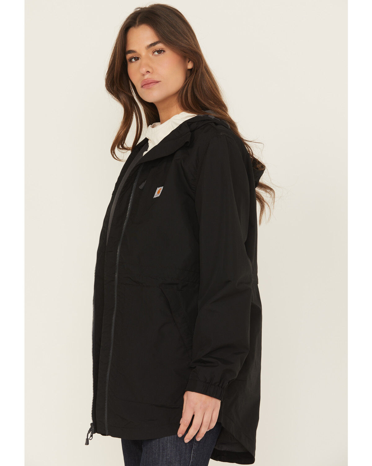 Carhartt Women's Black Rain Defender Nylon Coat