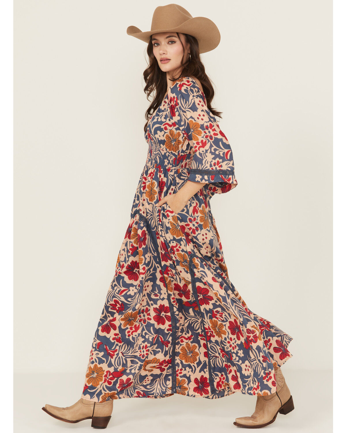 Free People Women's Dixie Floral Print Maxi Dress