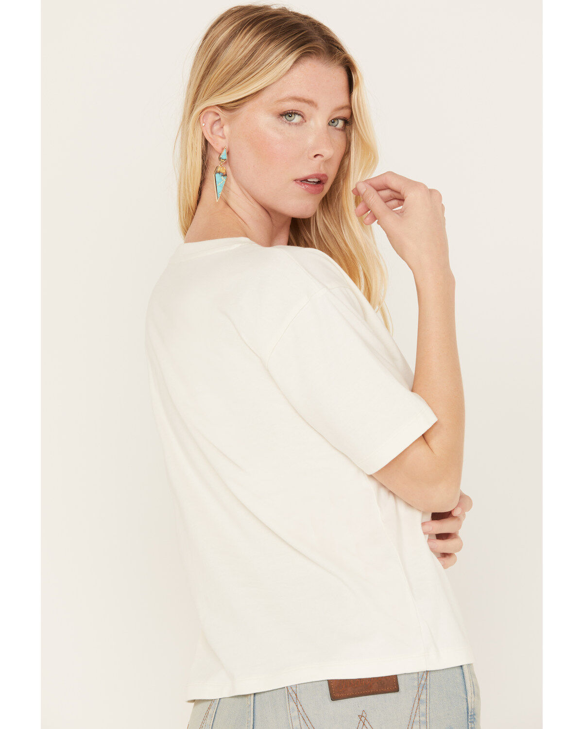 Pendleton Women's Cropped Deschutes Short Sleeve Graphic Tee