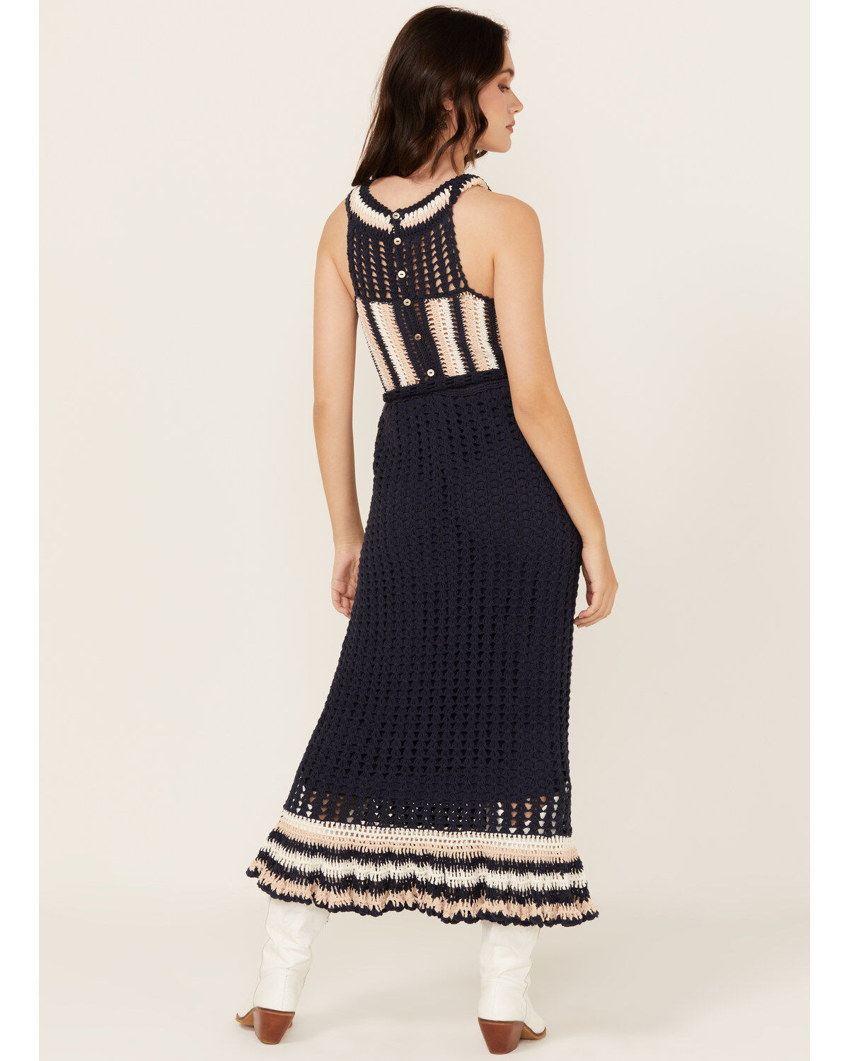 Cleobella Women's Drew Hand Crochet Midi Dress