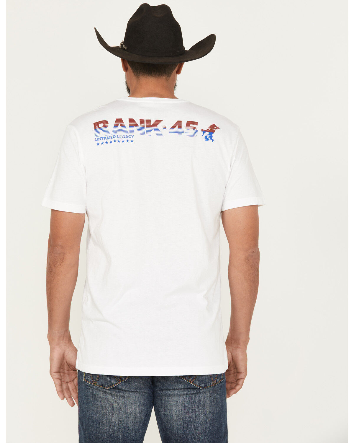 RANK 45® Men's Bleacher Americana Short Sleeve Graphic T-Shirt