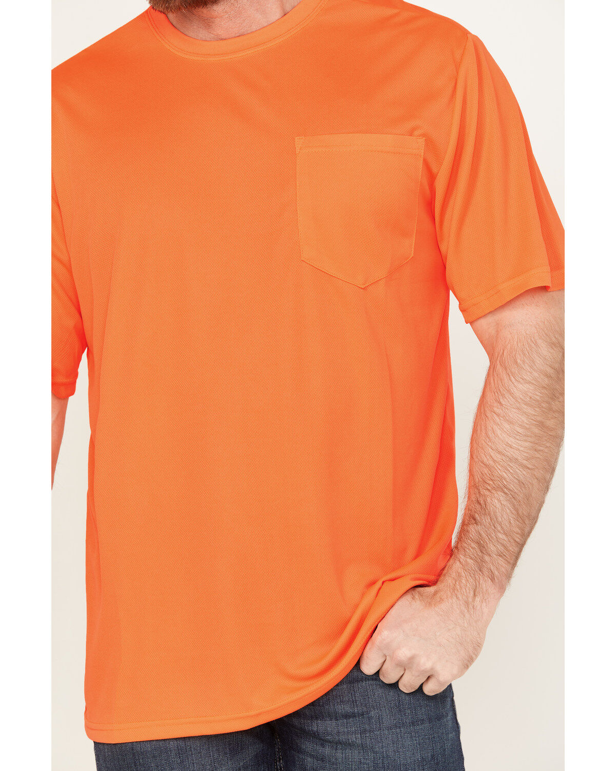Hawx Men's High-Visibility Short Sleeve Work Shirt