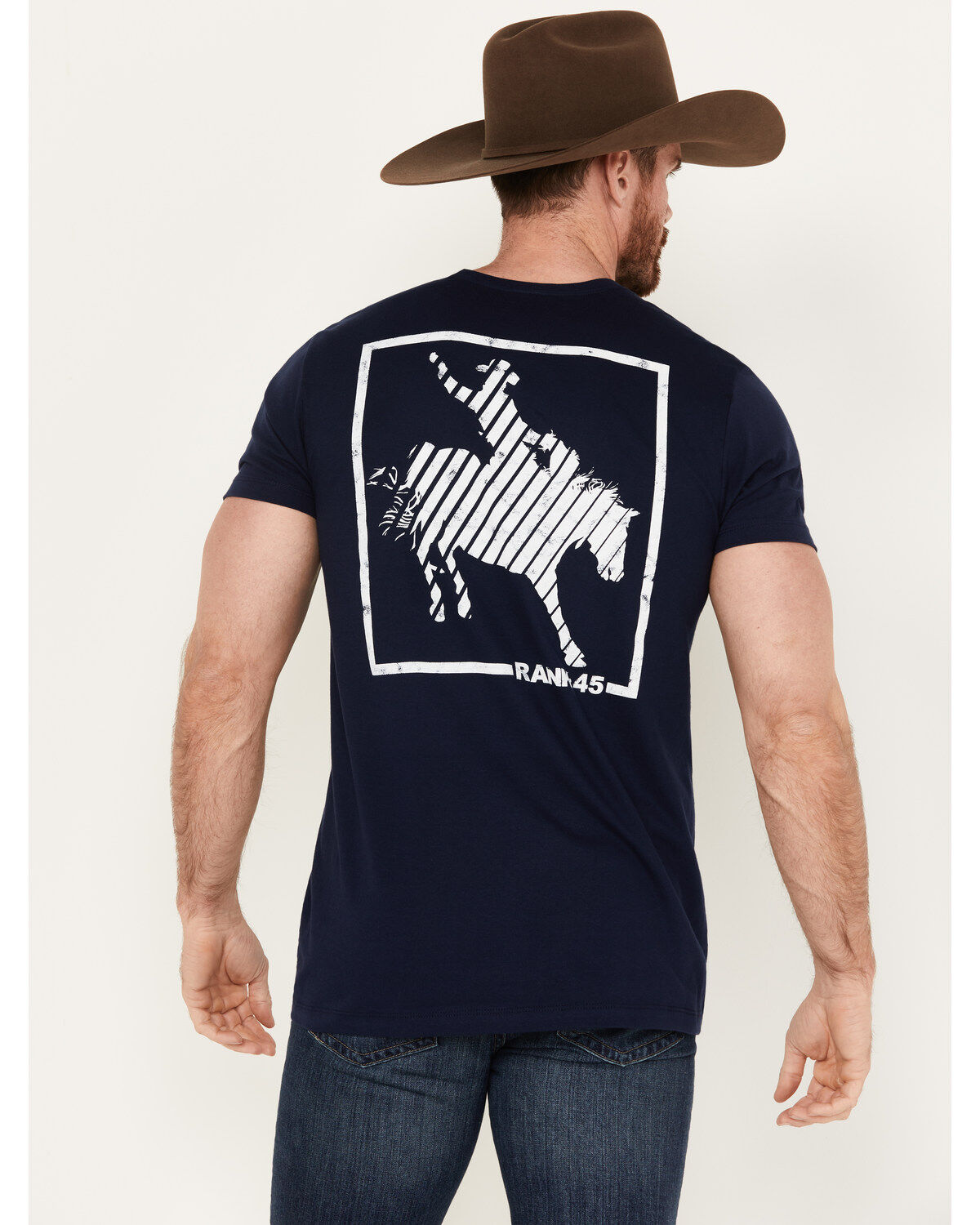 RANK 45® Men's Horse Back Short Sleeve Graphic T-Shirt