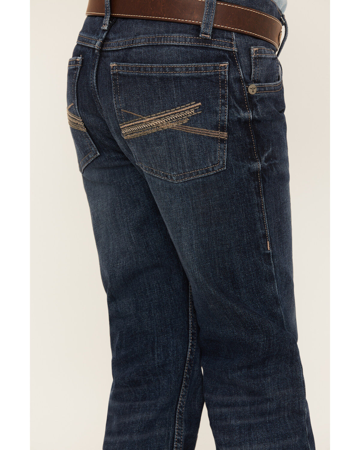 Wrangler 20X Boys' Dark Wash Slim Fit Vintage Bootcut Denim Jeans