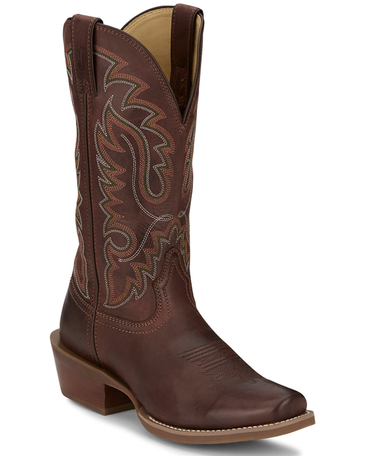 Justin Men's Cowboy Town Bay Western Boots - Square Toe