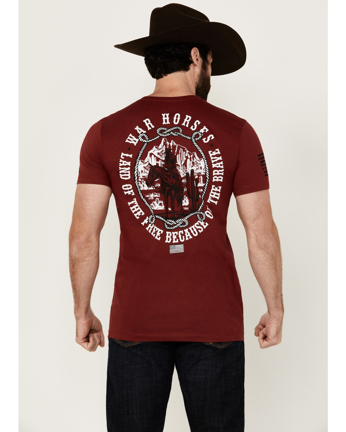 Howitzer Men's War Horses Short Sleeve Graphic T-Shirt