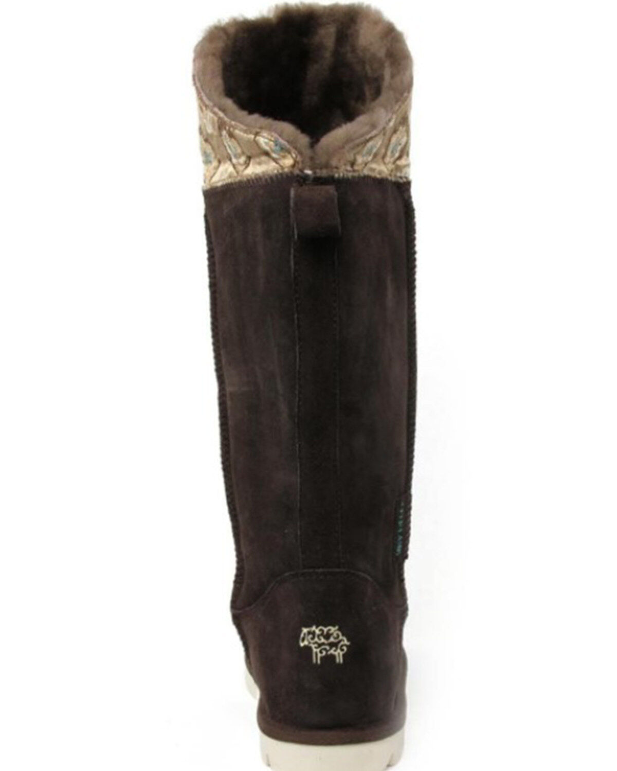 Superlamb Women's Mongol Foldable Cuff Pull On Casual Boots - Round Toe
