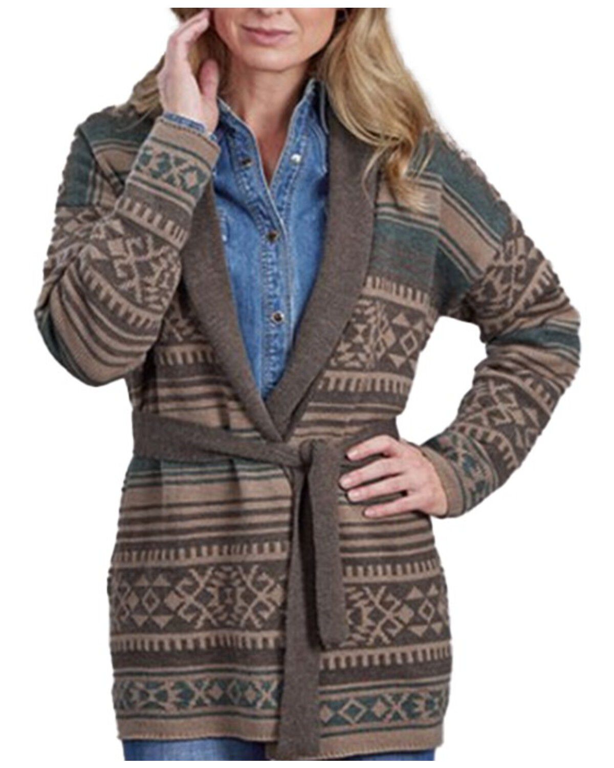 Stetson Women's Southwestern Print Cardigan
