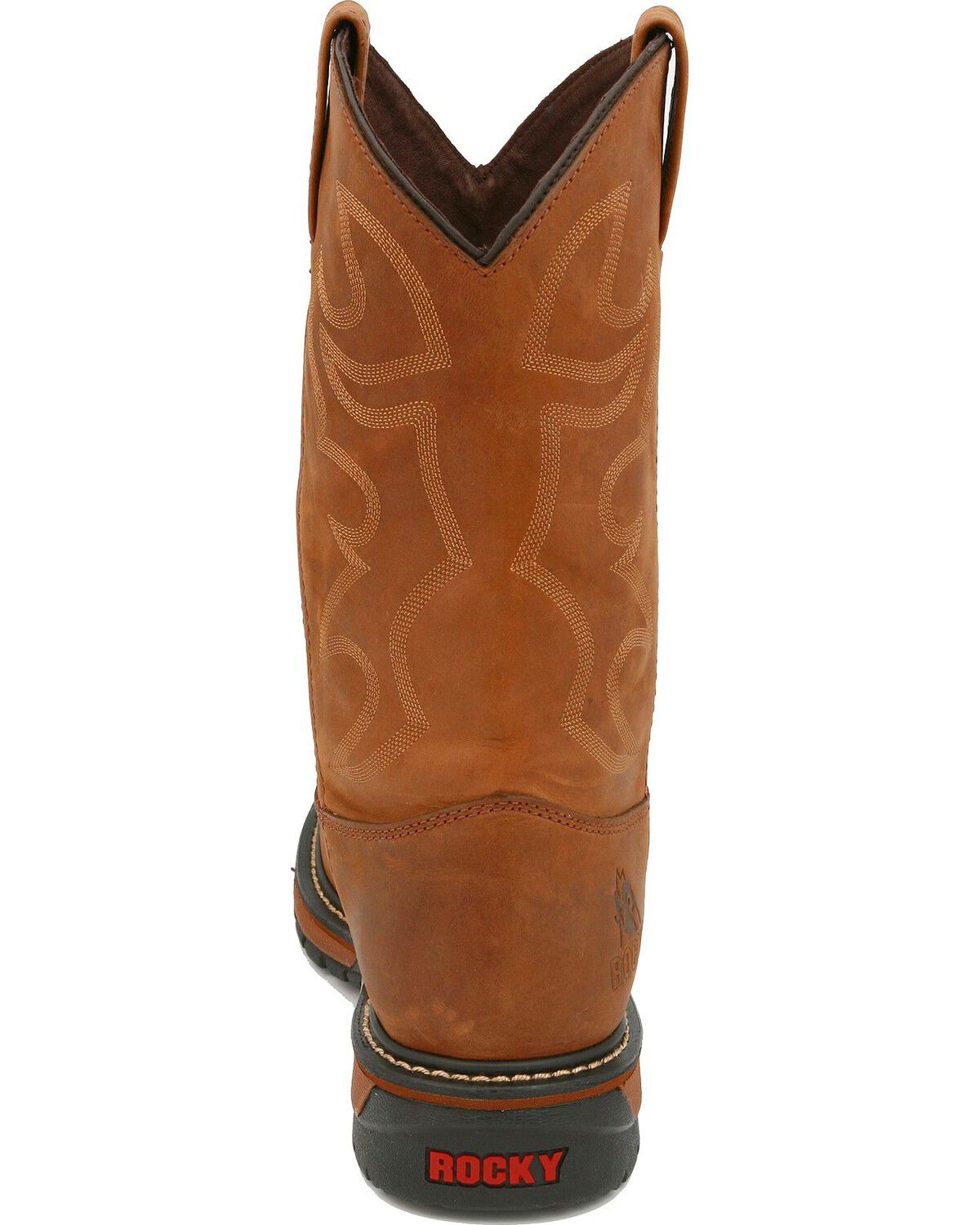 Rocky Men's Branson Roper Waterproof Western Boots