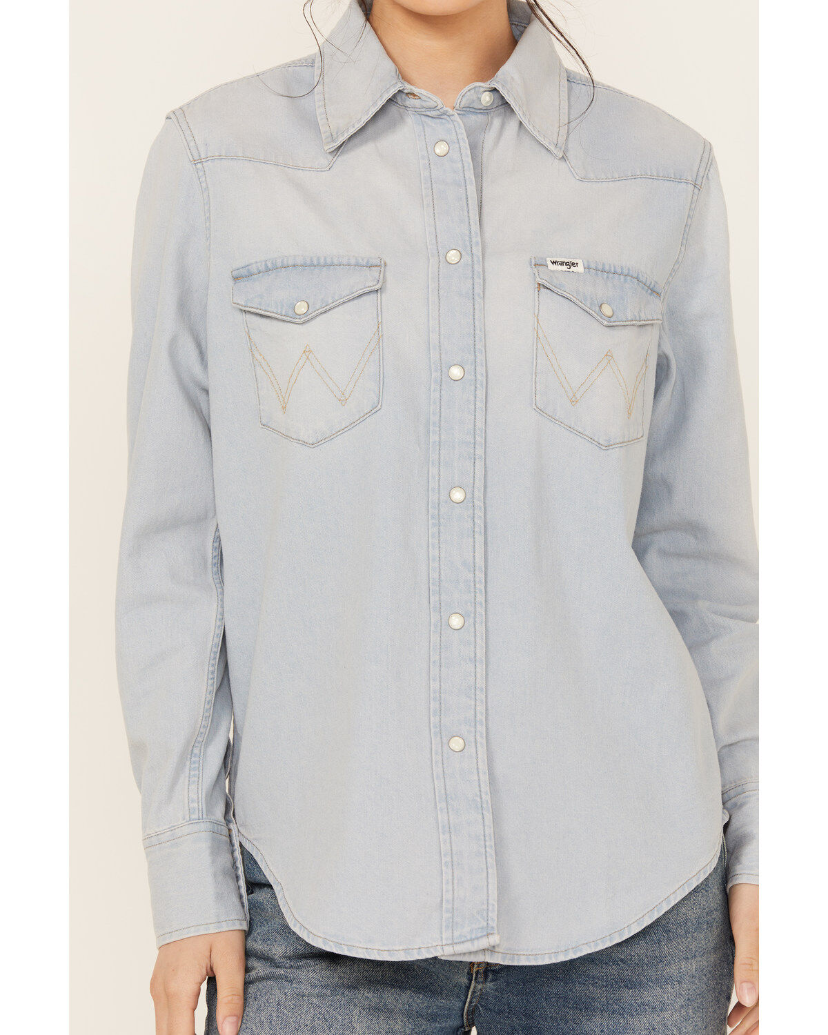 Wrangler Women's Heritage Long Sleeve Snap Western Shirt