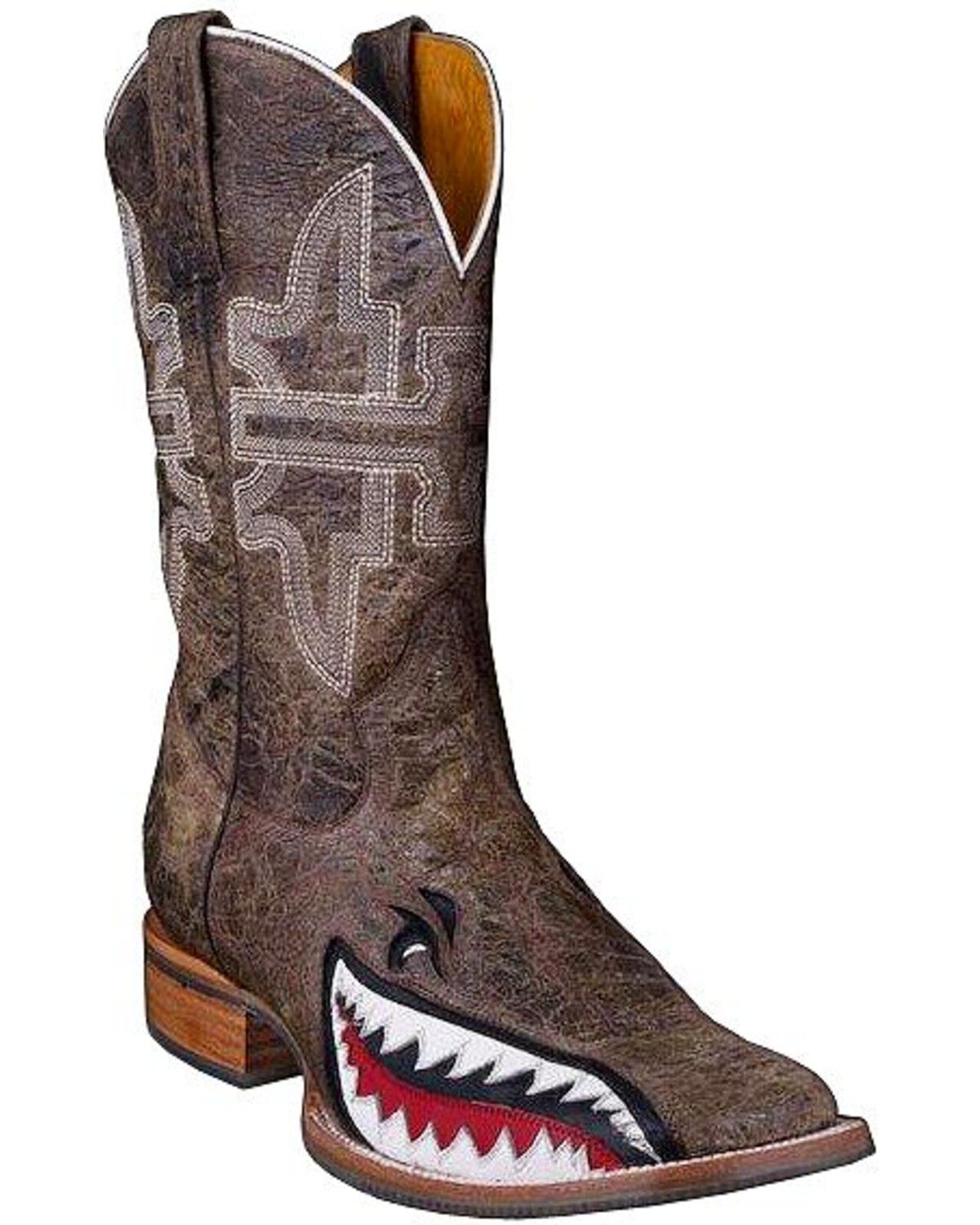 Tin Haul Men's Gnarly Bite Western Boots - Broad Square Toe