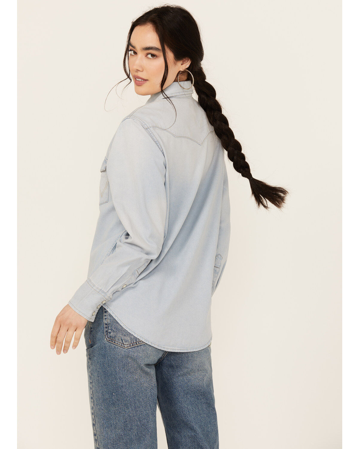 Wrangler Women's Heritage Long Sleeve Snap Western Shirt