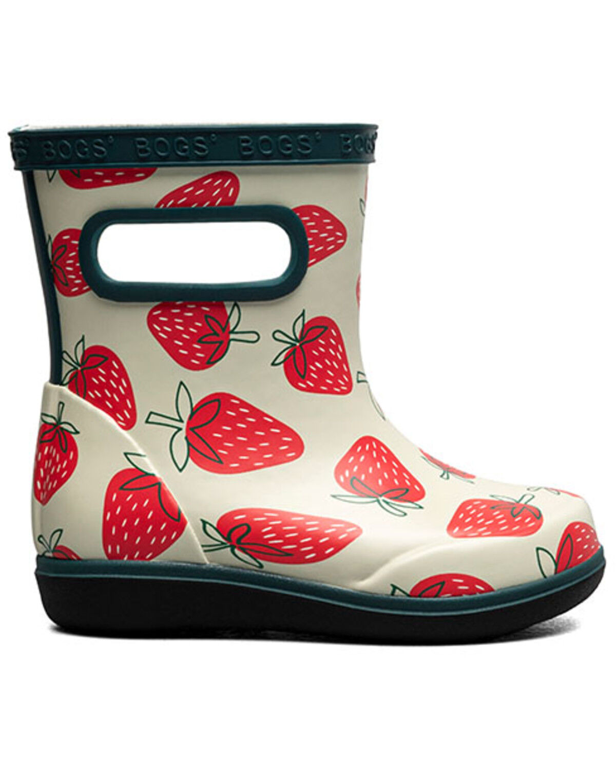 Bogs Toddler Girls' Skipper II Strawberries Rainboots