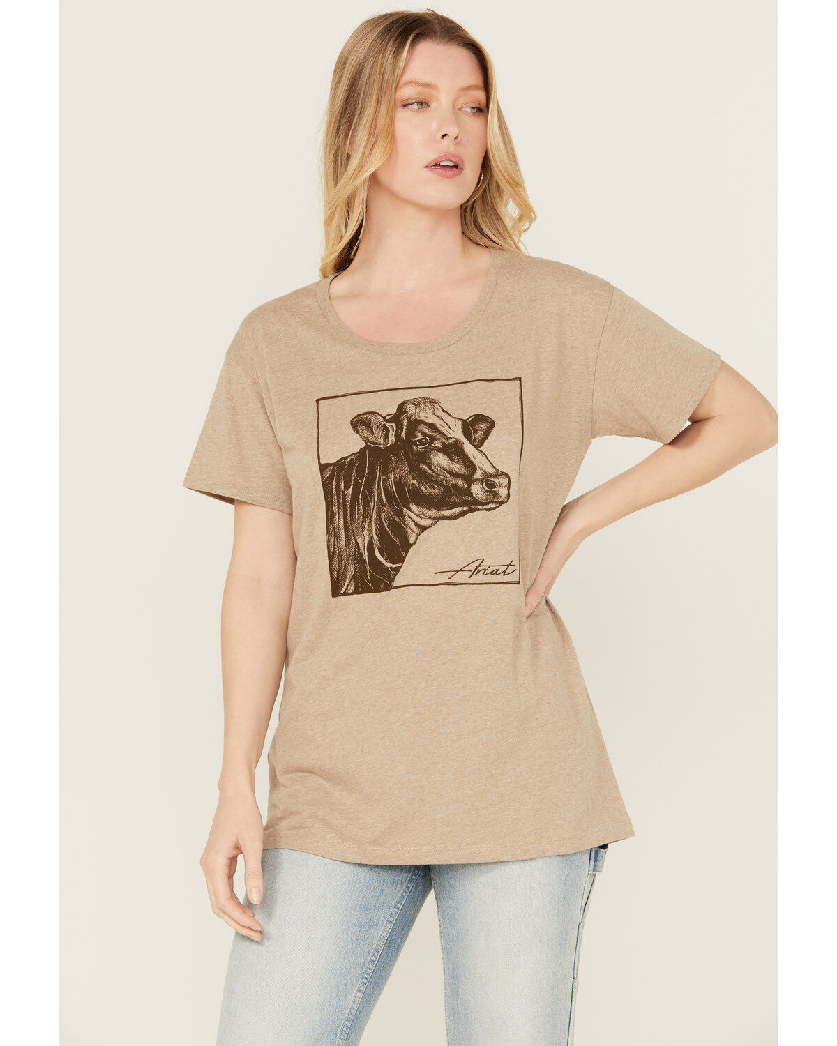 Ariat Women's Cow Short Sleeve Graphic Tee
