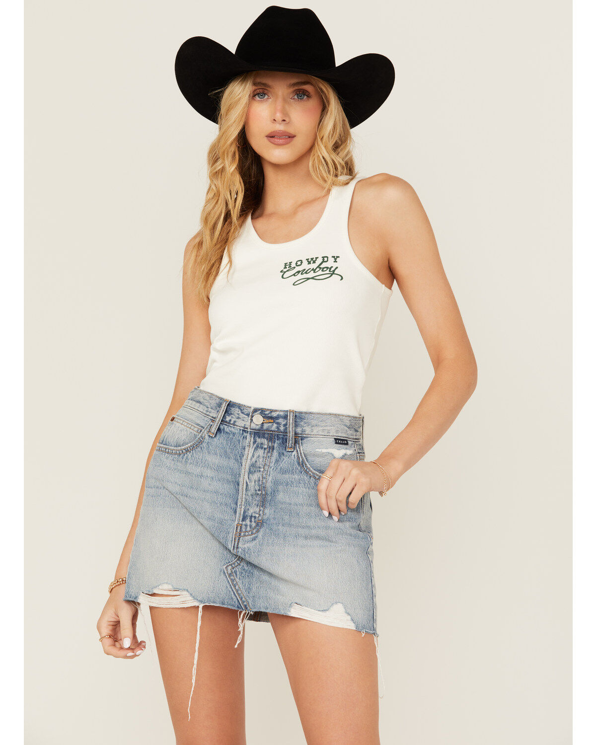 Blended Women's Howdy Cowboy Graphic Tank