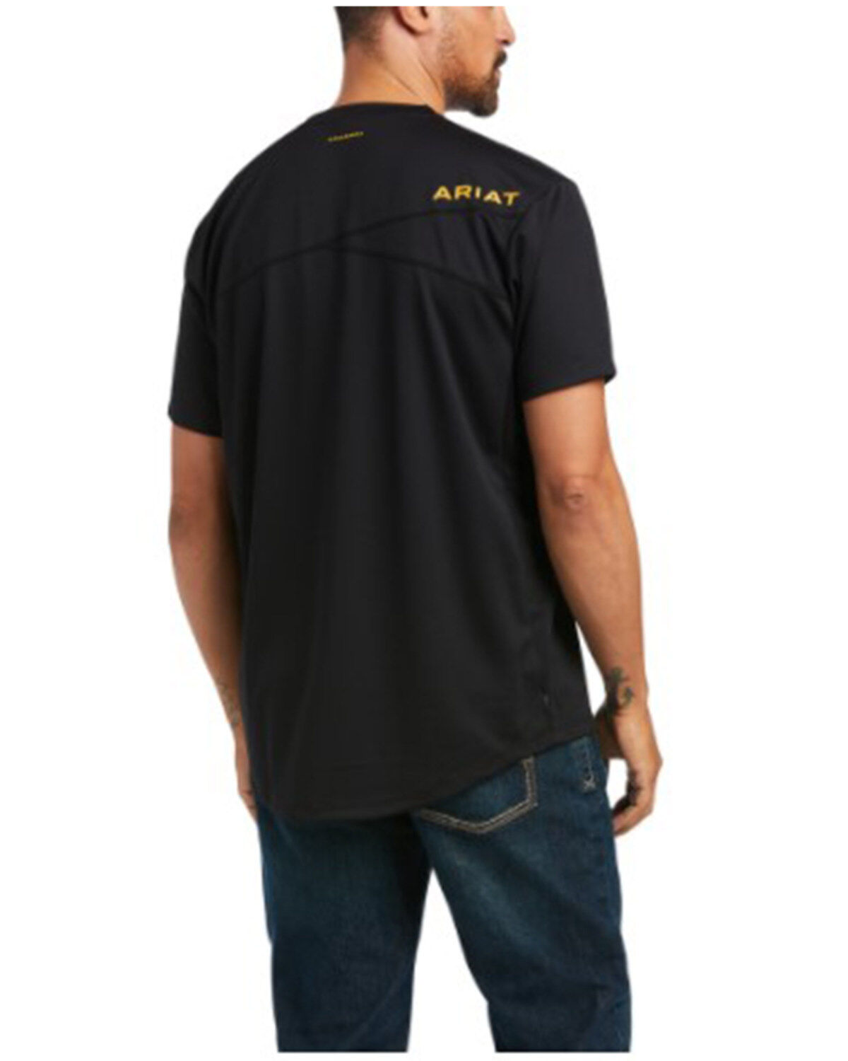 Ariat Men's Rabar Polartec Elite All Season Work Pocket T-Shirt