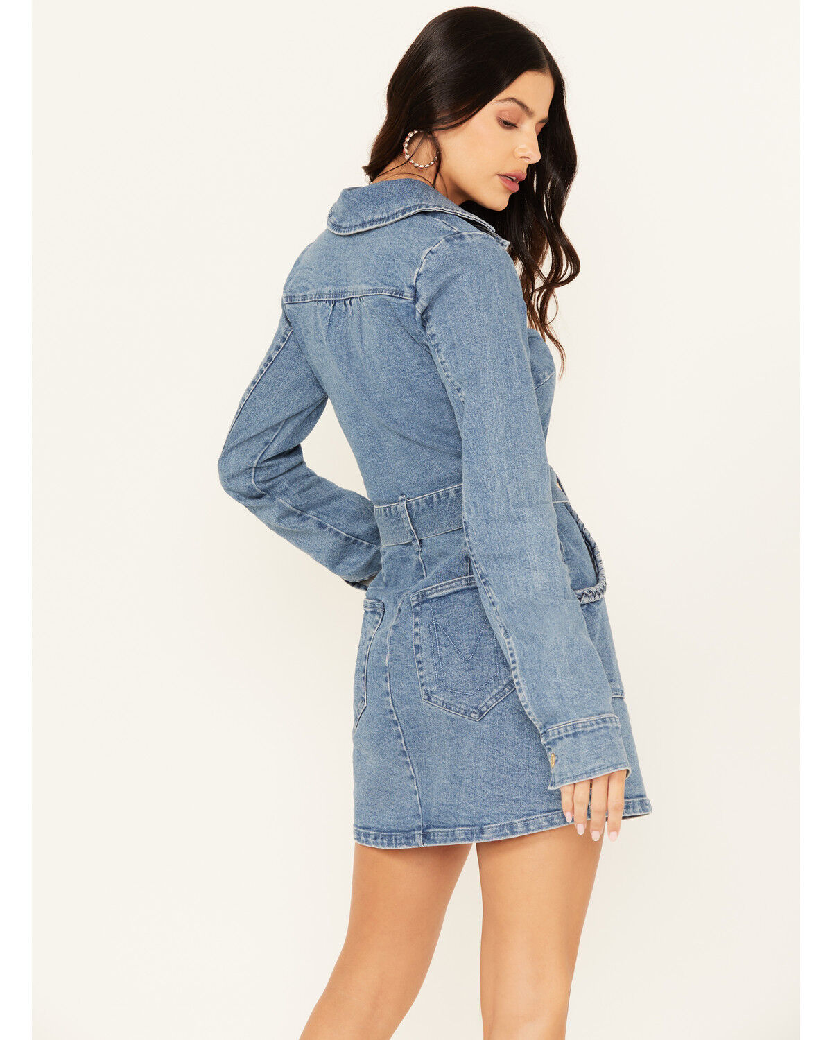 Show Me Your Mumu Women's Outlaw Medium Wash Denim Mini Dress