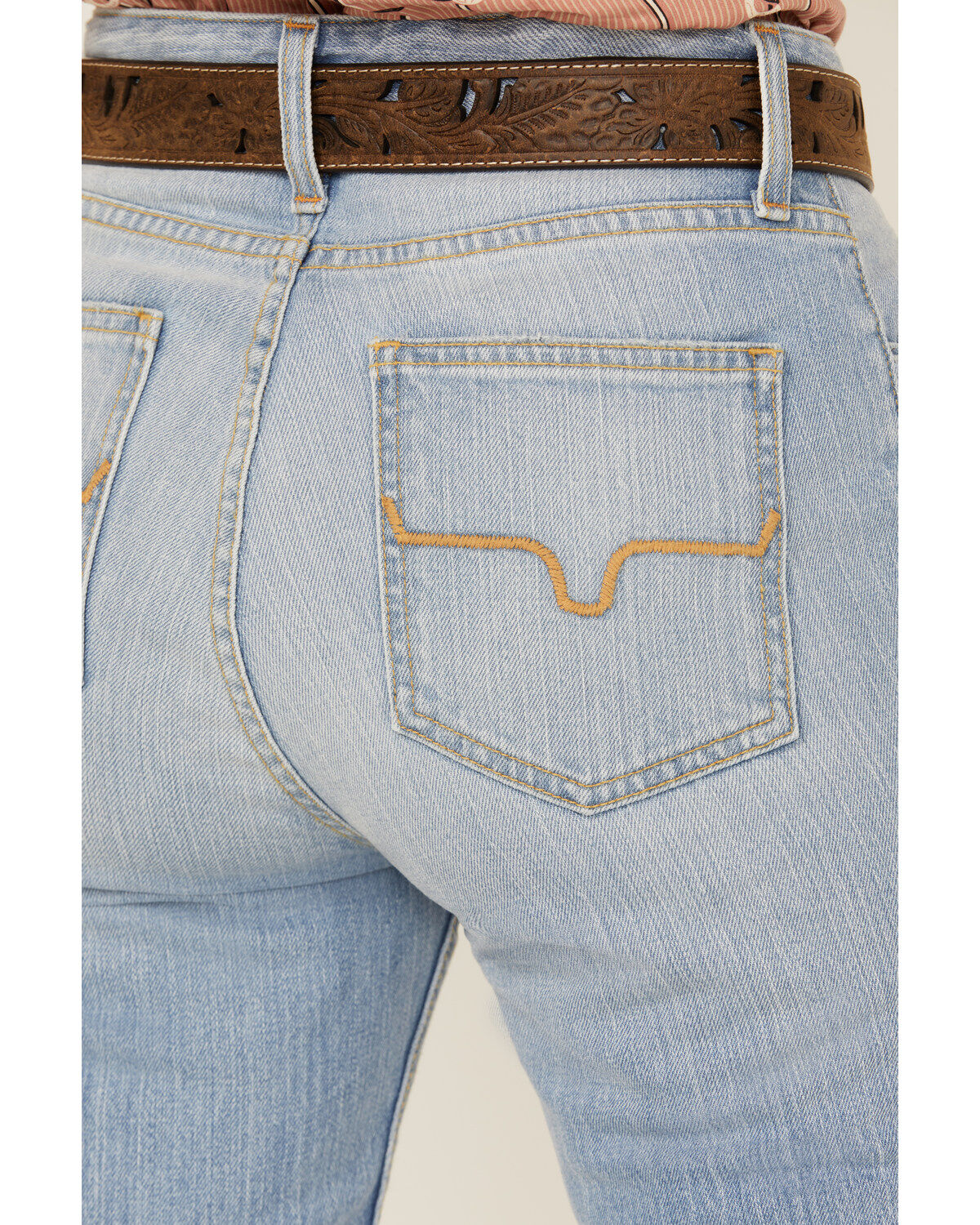 Kimes Ranch Women's Jennifer Light Wash High Rise Trouser Jeans