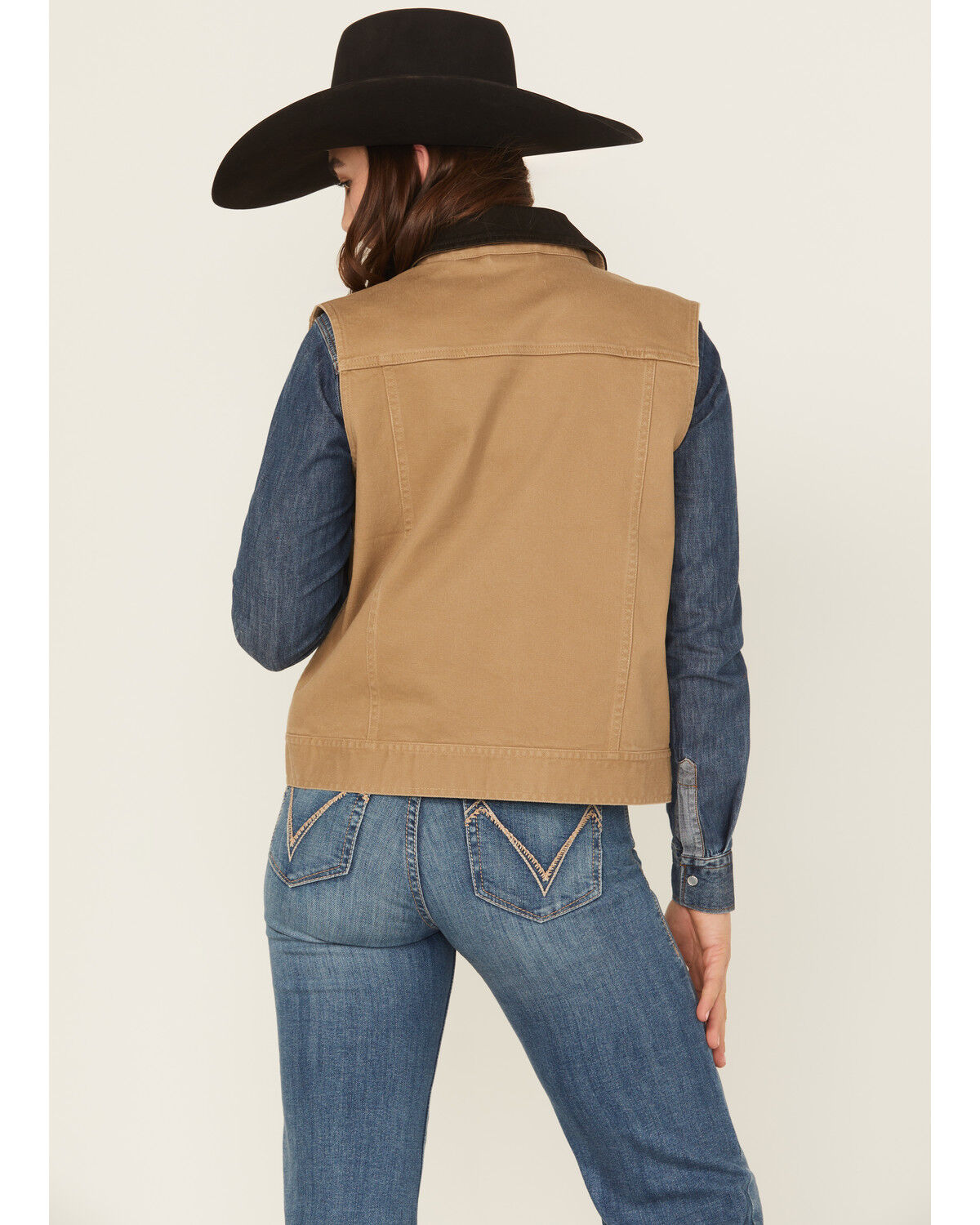 Shyanne Women's Twill Button-Down Utility Vest