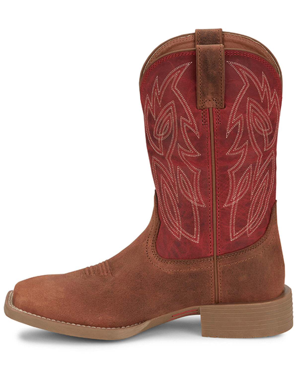 Justin Men's 11" Canter Western Boots - Broad Square Toe