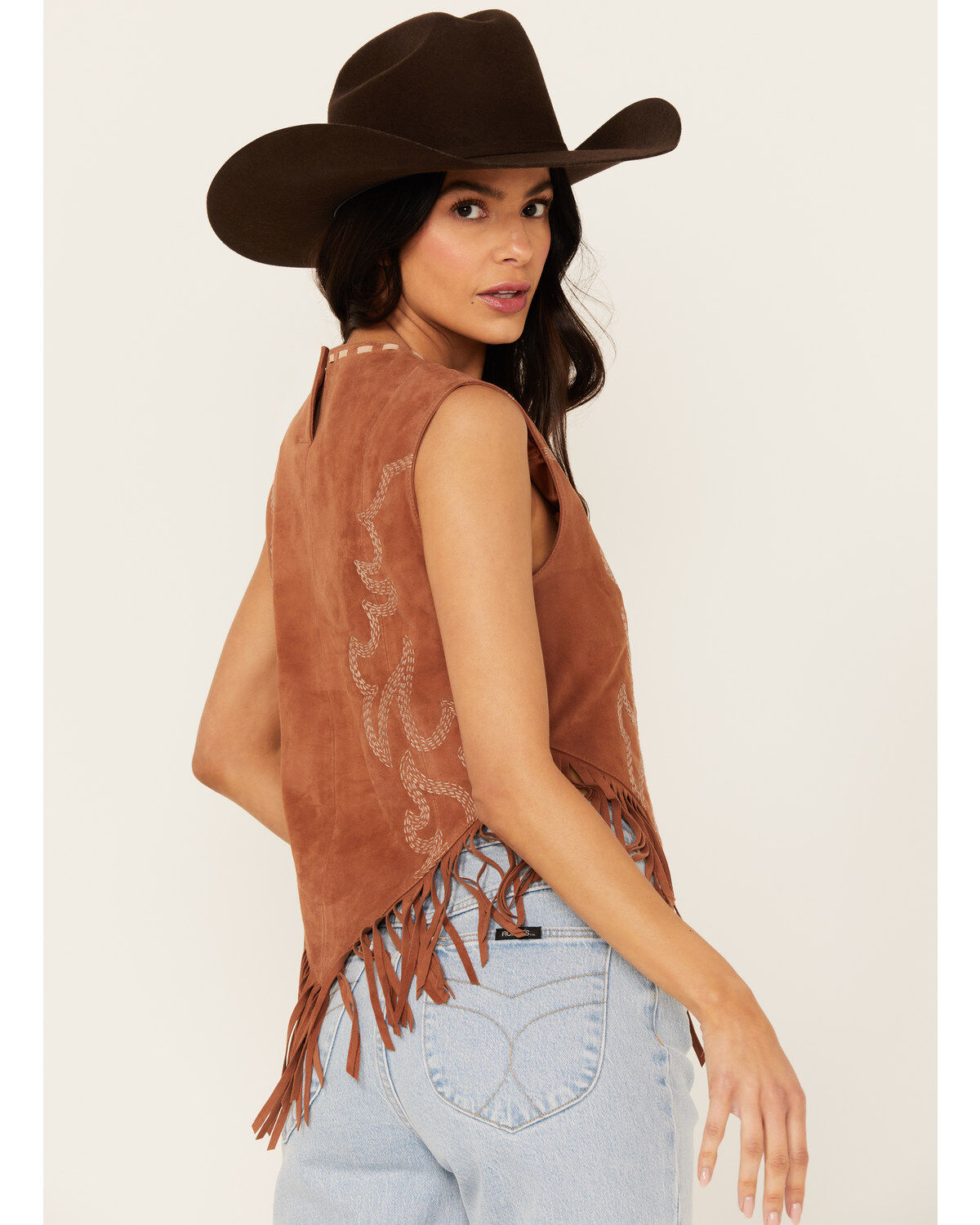 Double D Ranch Women's Rope & Ride Fringe Top