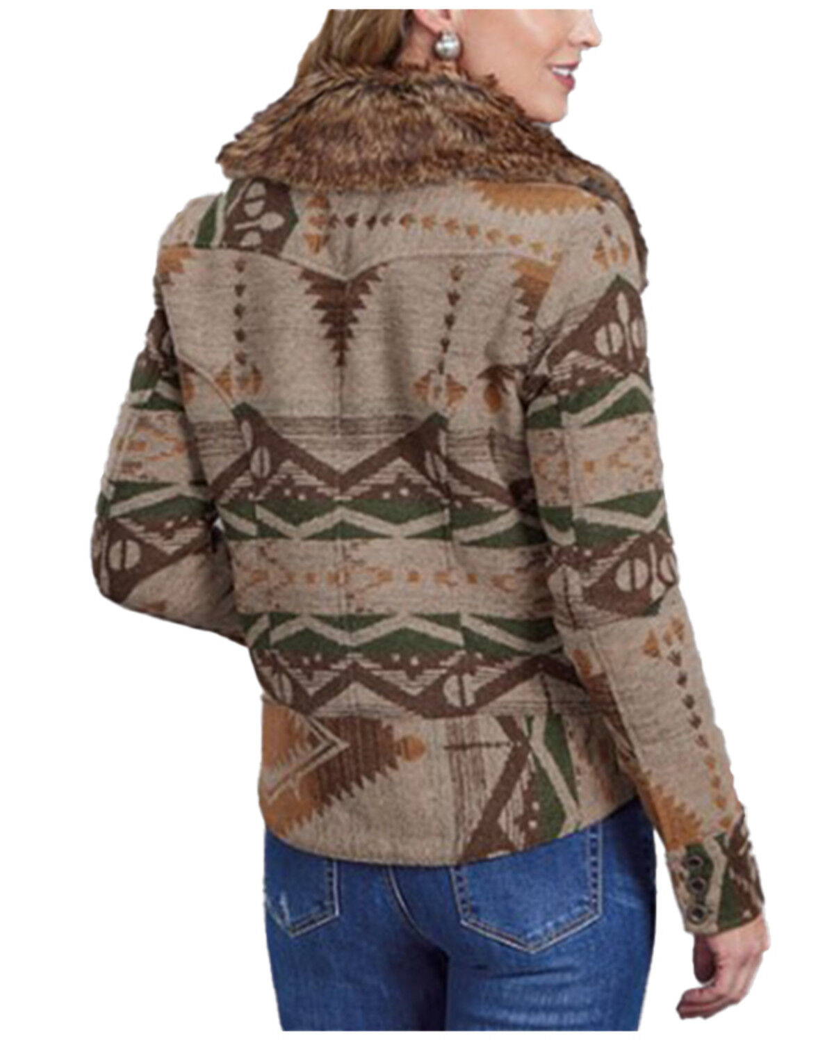 Stetson Women's Southwestern Print Blanket Jacket