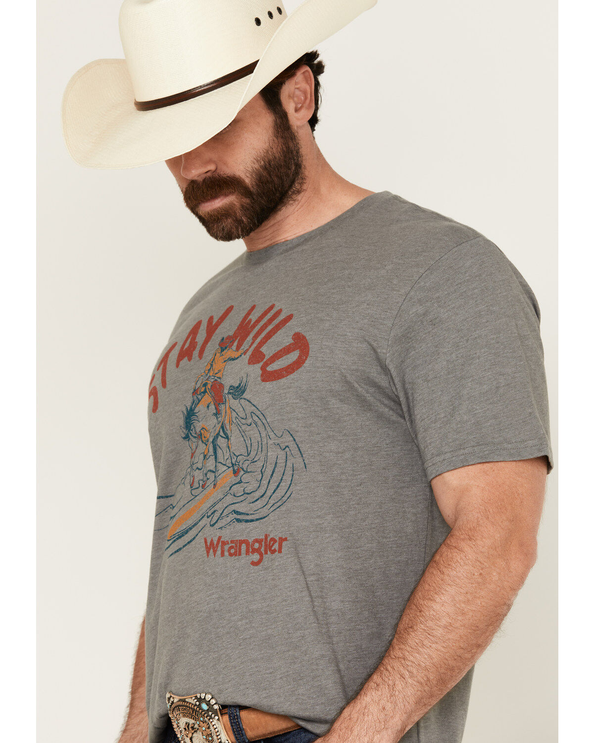Wrangler Men's Stay Wild Short Sleeve Graphic T-Shirt