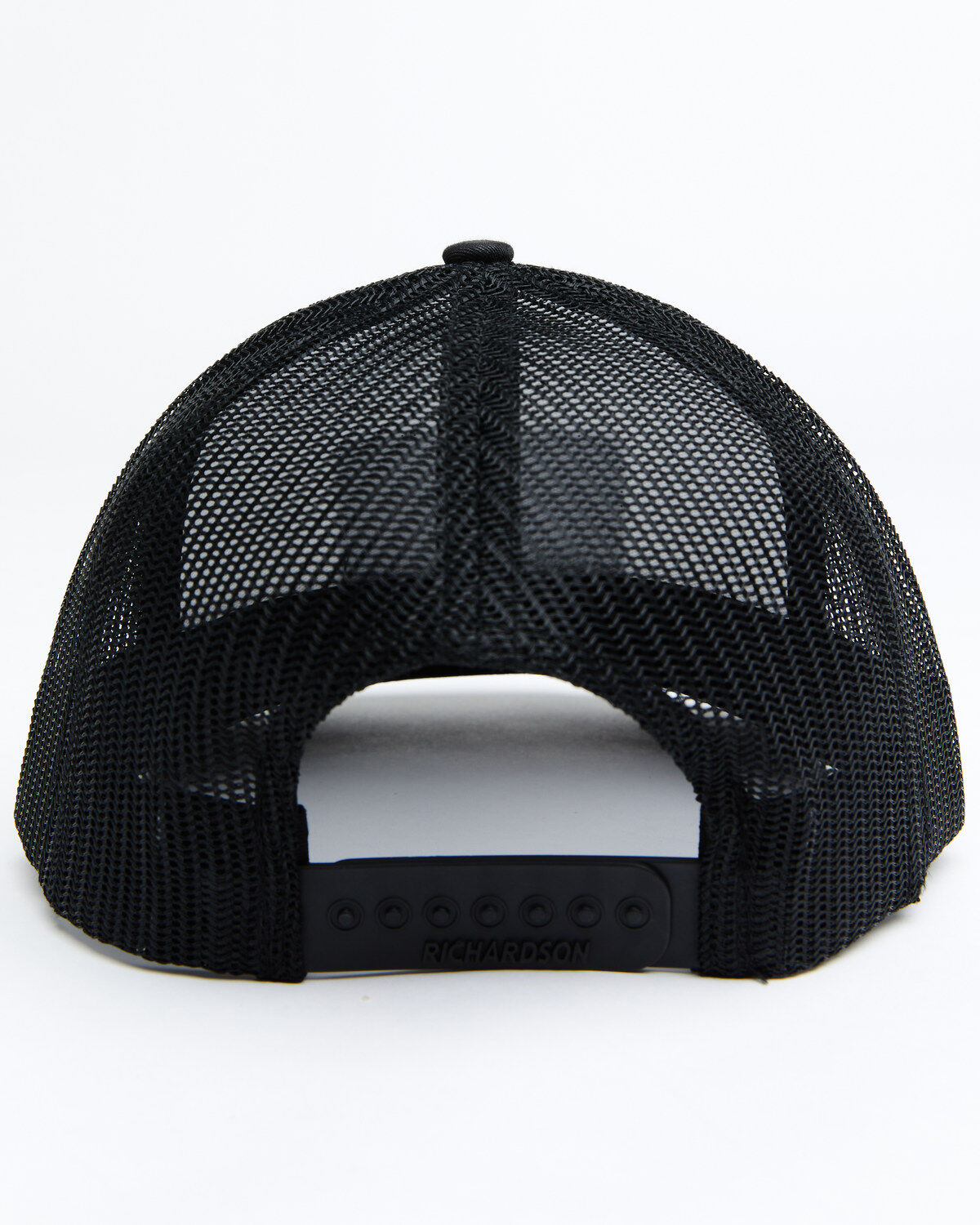 Okie Men's Billy Rubber Flag Logo Patch Mesh-Back Ball Cap - White & Black