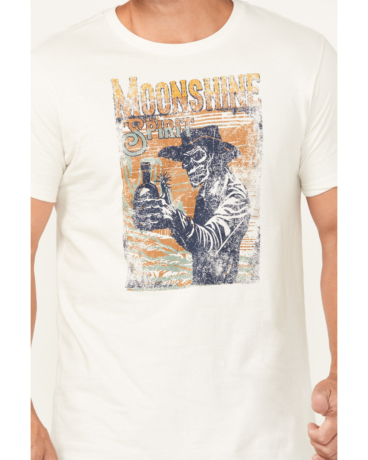 Moonshine Spirit Men's Thumbs Up Short Sleeve Graphic T-Shirt