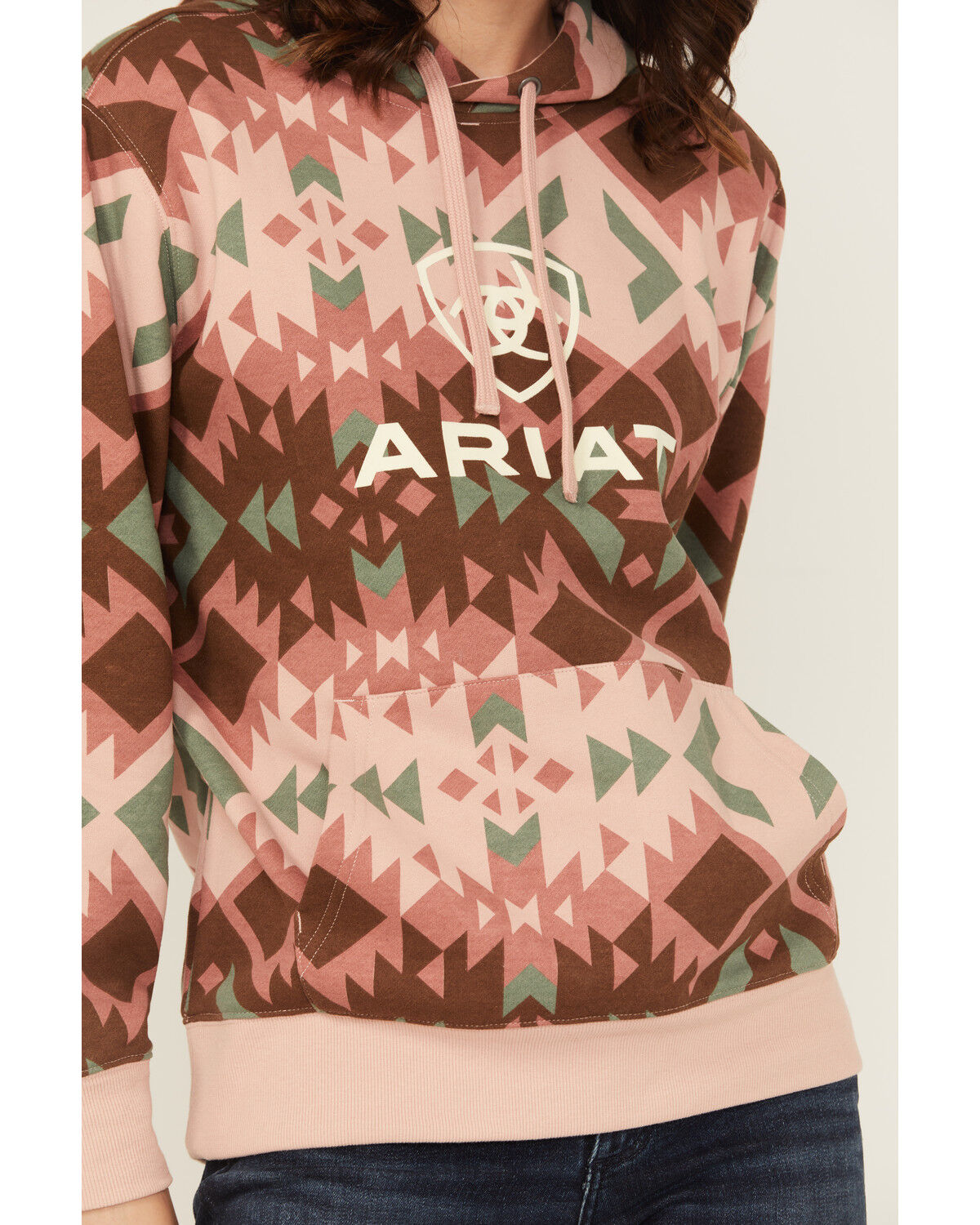 Ariat Women's Boot Barn Exclusive Southwestern Print Logo Hoodie
