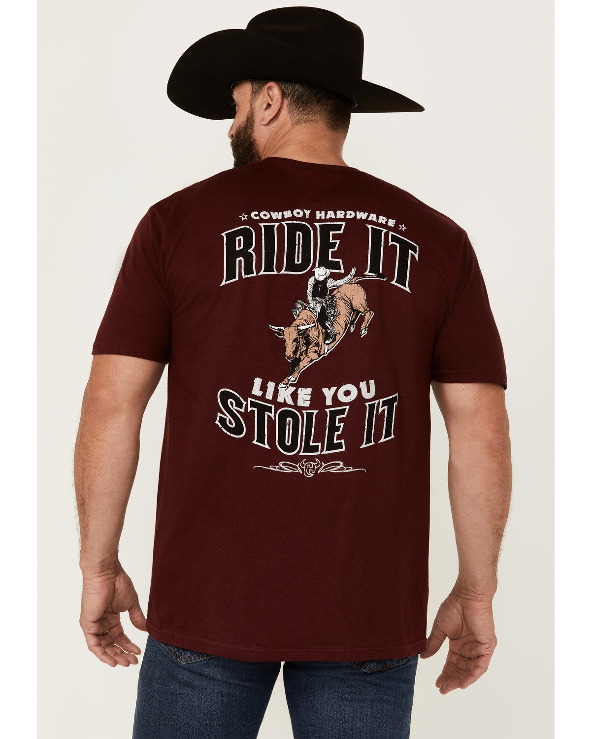 Cowboy Hardware Men's Boot Barn Exclusive Ride It Like You Stole It Short Sleeve Graphic T-Shirt