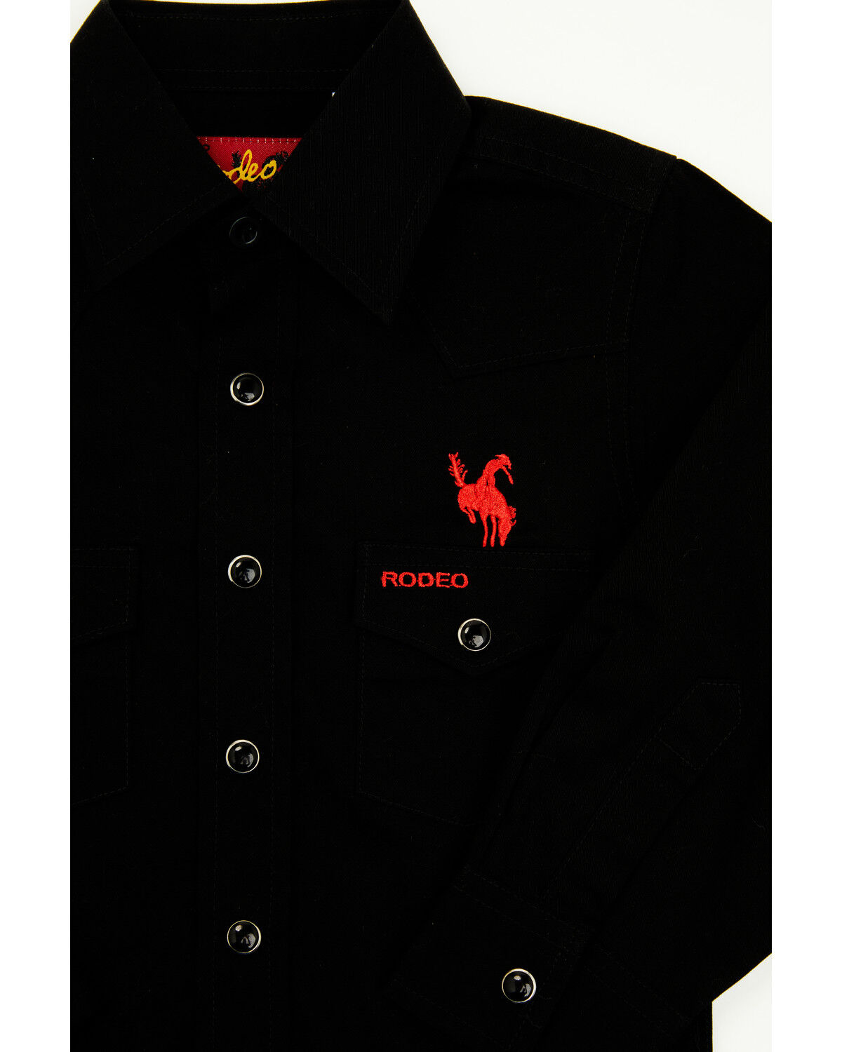 Rodeo Clothing Boys' Mexico Rodeo Long Sleeve Snap Western Shirt