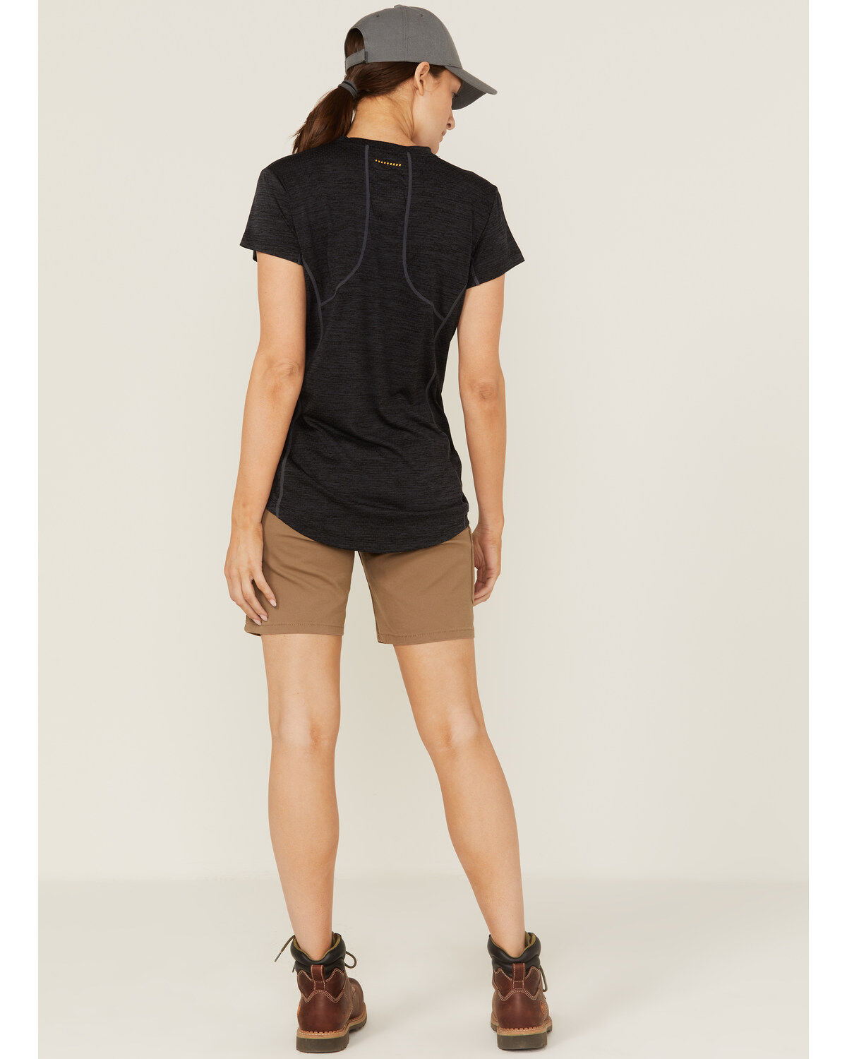 Ariat Women's Rebar Field Khaki DuraStretch Made Tough Work Shorts