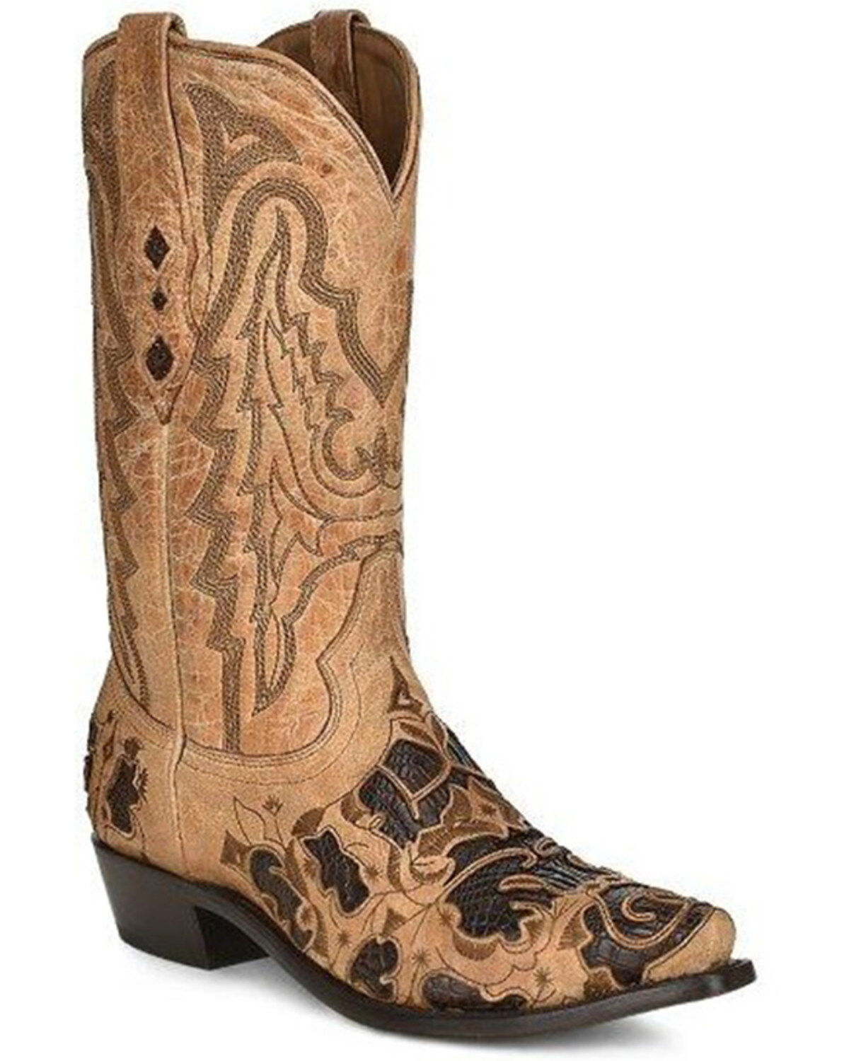 Corral Men's Exotic Alligator Western Boots - Snip Toe