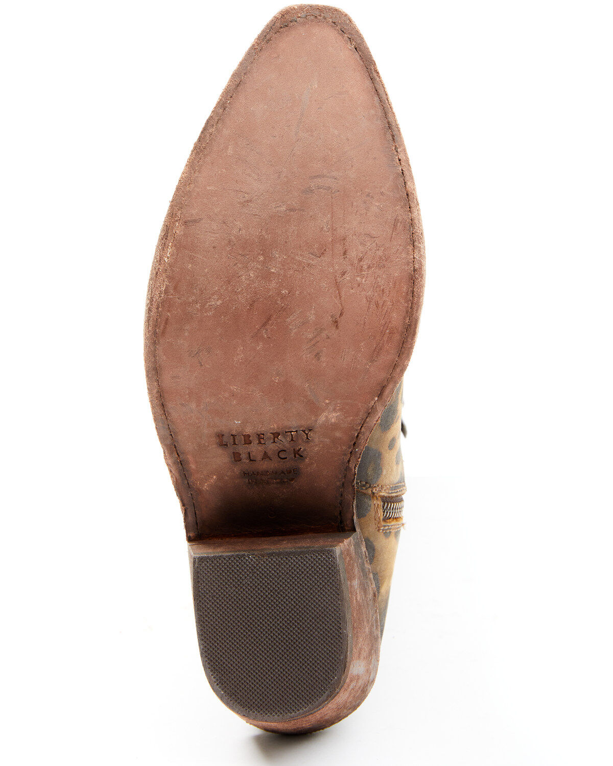 Liberty Black Women's Allyssa Leopard Print Western Boots - Round Toe