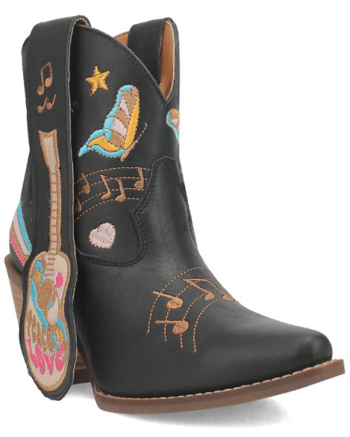 Dingo Women's Melody Short Western Boots - Round Toe