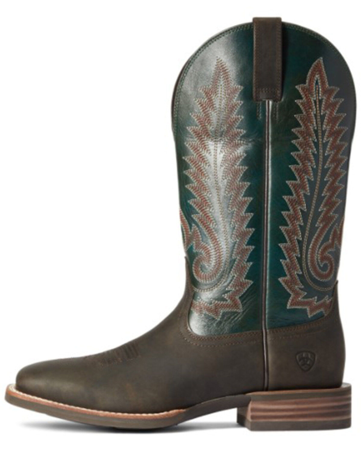 Ariat Men's Creston Western Performance Boots - Broad Square Toe