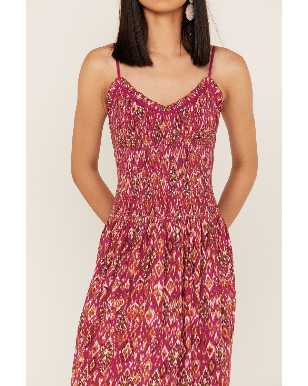 Band of the Free Women's Mirage Smocked Midi Dress