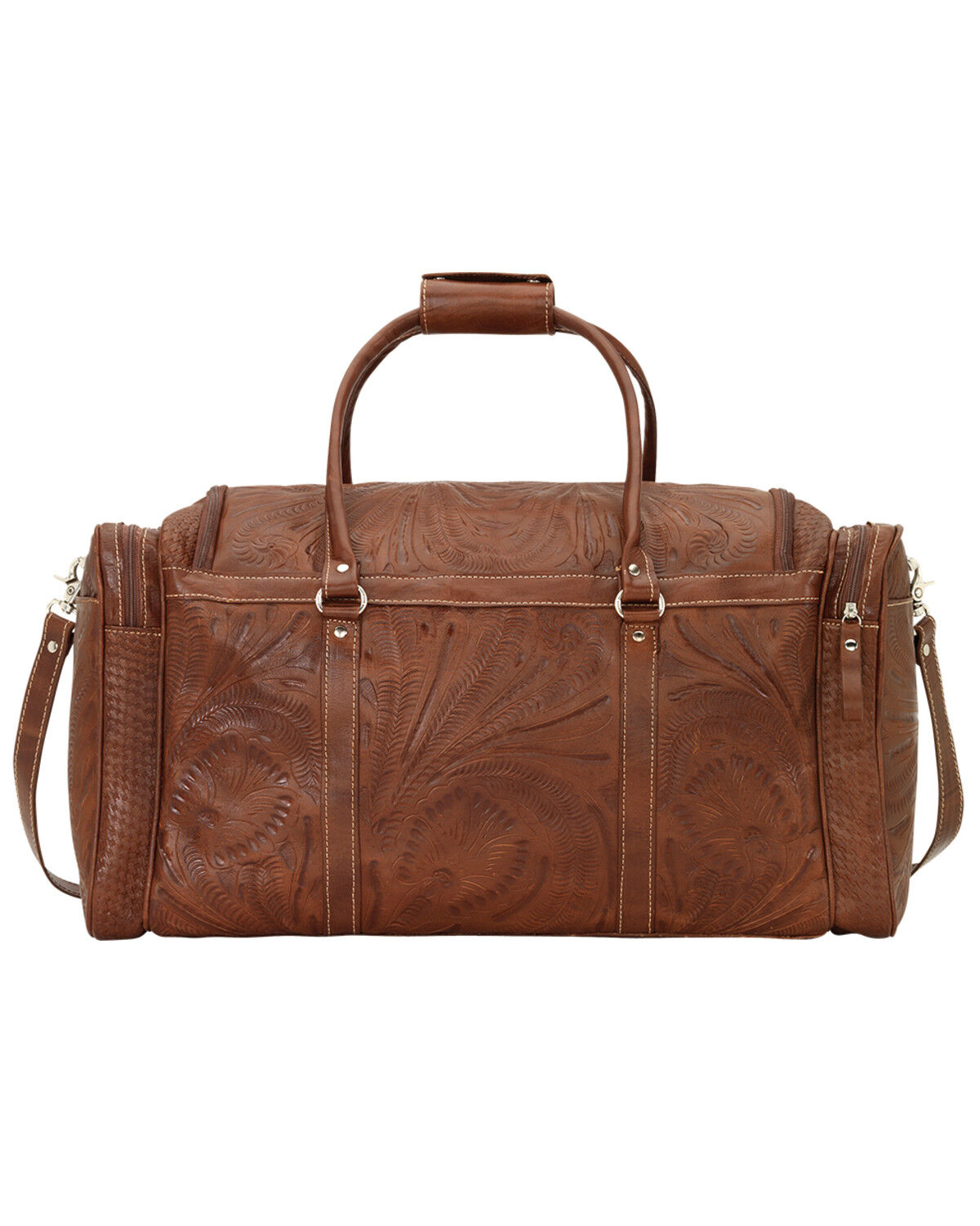American West Fancy Zip Leather Rodeo Bag