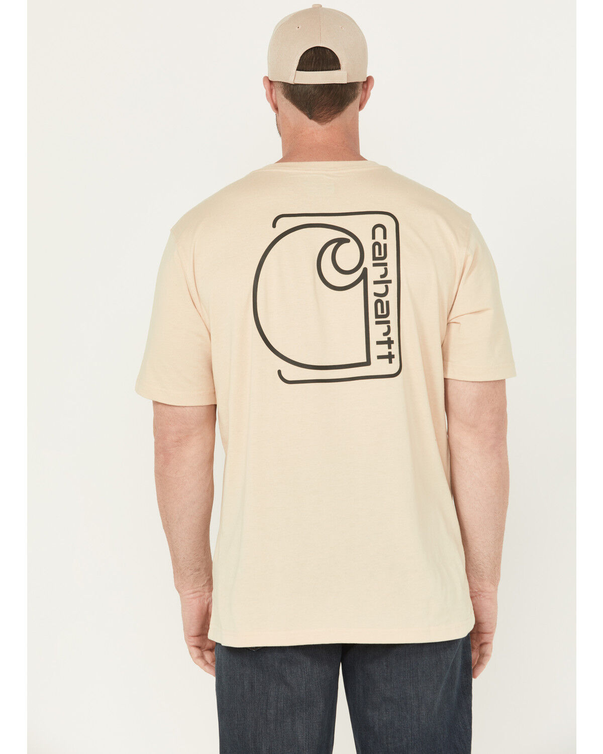 Carhartt Men's Relaxed Fit Lightweight C Graphic Short Sleeve Pocket Shirt